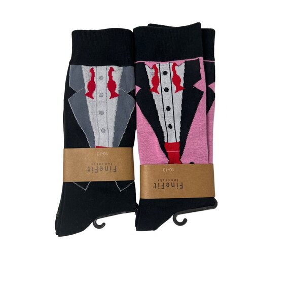 Bundle of Two Tuxedo Print Socks - Picture 2 of 3